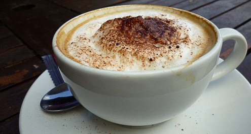 frothy cappuccino