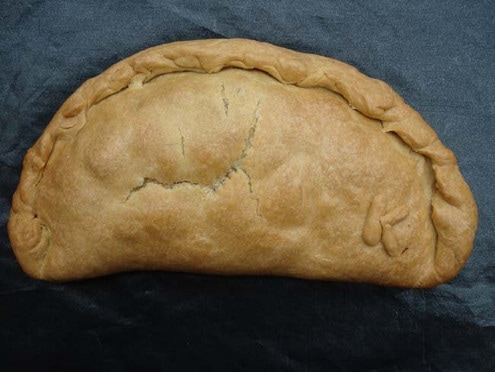 cornish pasty with initial