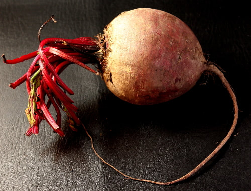 Red beetroot is the new on-trend food colouring.